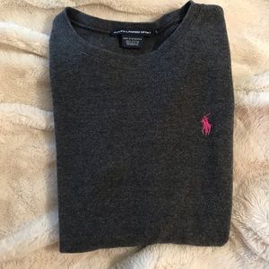 Ralph Lauren Sport Gray Long Sleeve Tee Large
